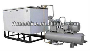 Cooling water tank and chiller