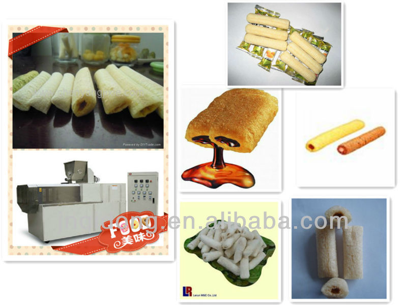 Core Filling Snack Making Machine/Core Filled Extruder Machine