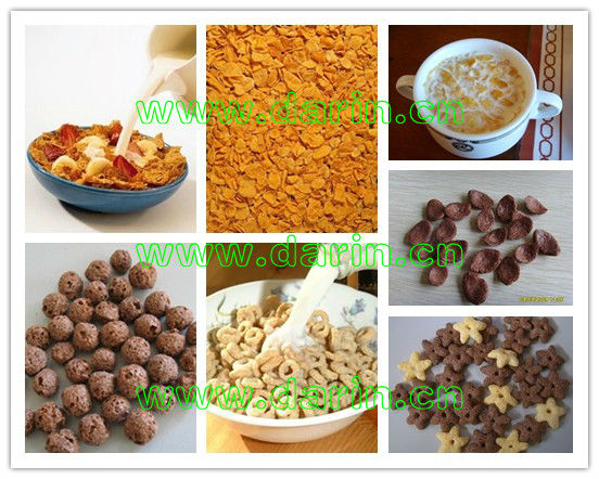 Corn Flakes / Breakfast Cereals Snacks Machine