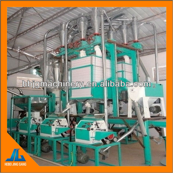 Corn Flour Milling Plant,30tpd Maize/corn Flour Making Machine,Corn Flour Mill