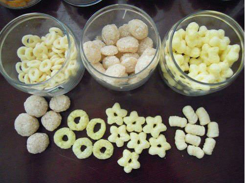 corn puffed snack food machine by chinese earliest machine supplier since 1988 with Italian advanced food extrusion technology