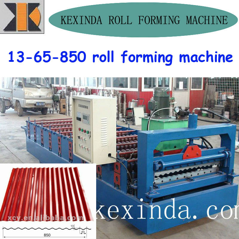 corrugated board color steel roll forming machine