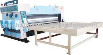 Corrugated board flexo printing slotting machine with CE