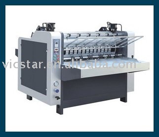 Corrugated board laminating machine