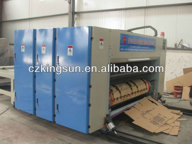 corrugated box making machine