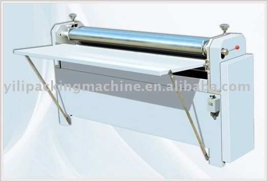 Corrugated cardboard gluing machine