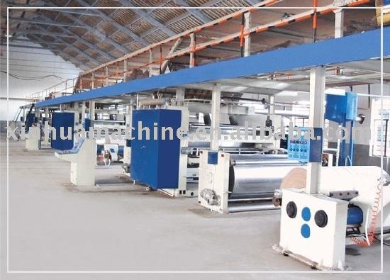 corrugated cardboard making machine