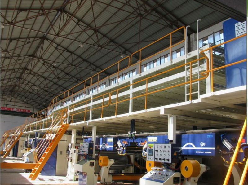 corrugated cardboard production line