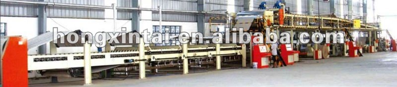 corrugated cardboard production line