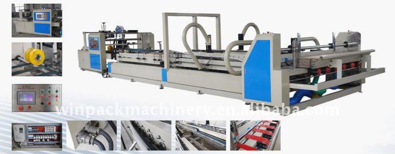 Corrugated Carton Box Automatic Folder Gluer Machine