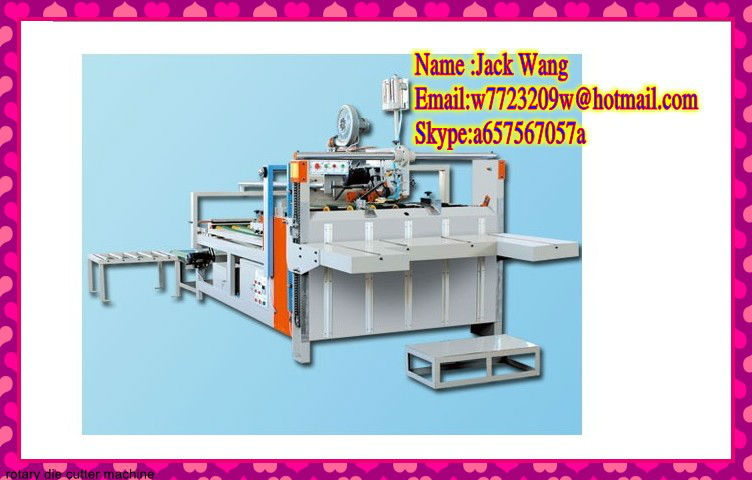 corrugated carton box gluing machine