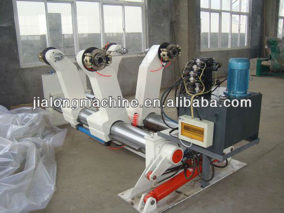 Corrugated carton Hydraulic mill roll stand /lined carton packing machine