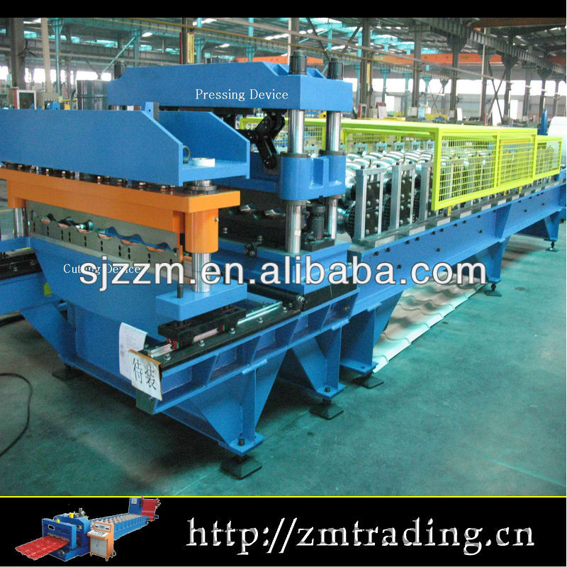 corrugated metal machine