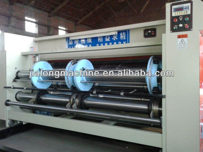 corrugated paperboard flexo ink printing die-cutting machine