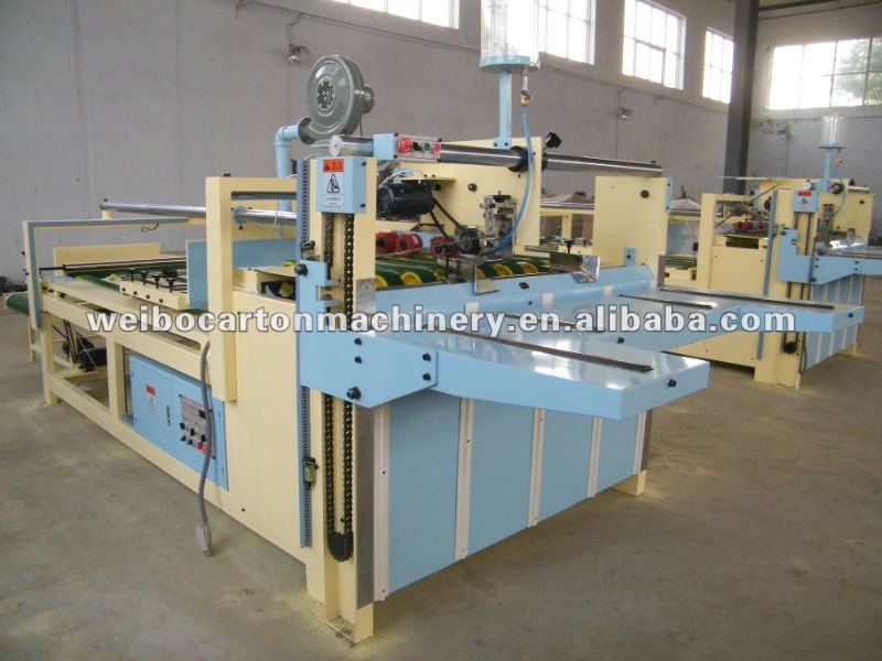 corrugated paperboard glue chest machine carton machine