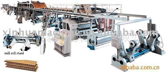 corrugated paperboard production line