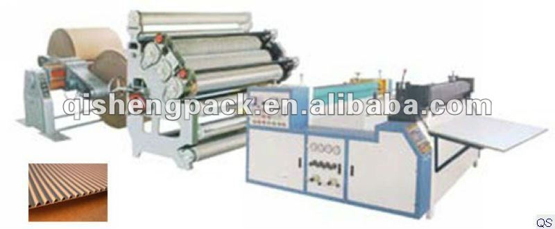 Corrugated paperboard production line single face group