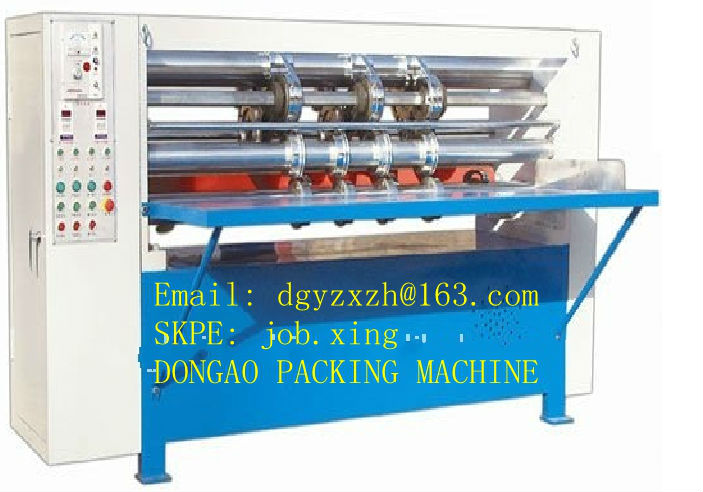 Corrugated Paperboard Thin Blade Slitter Scorer Machine/carton box machinery