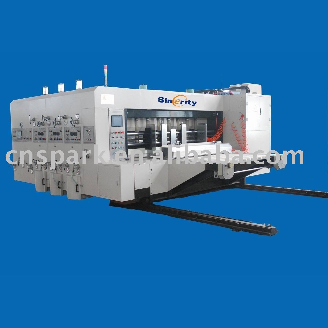 corrugated printing slotting die-cutting machine