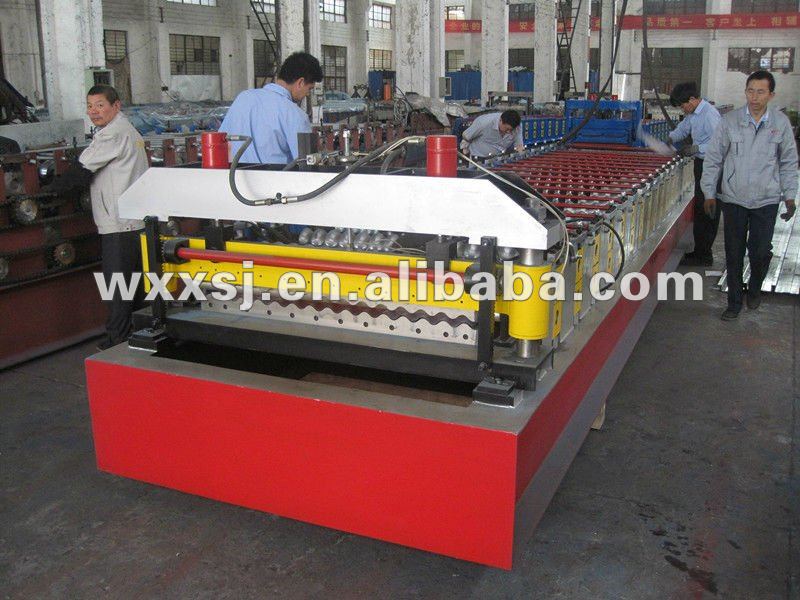 corrugated roof machine