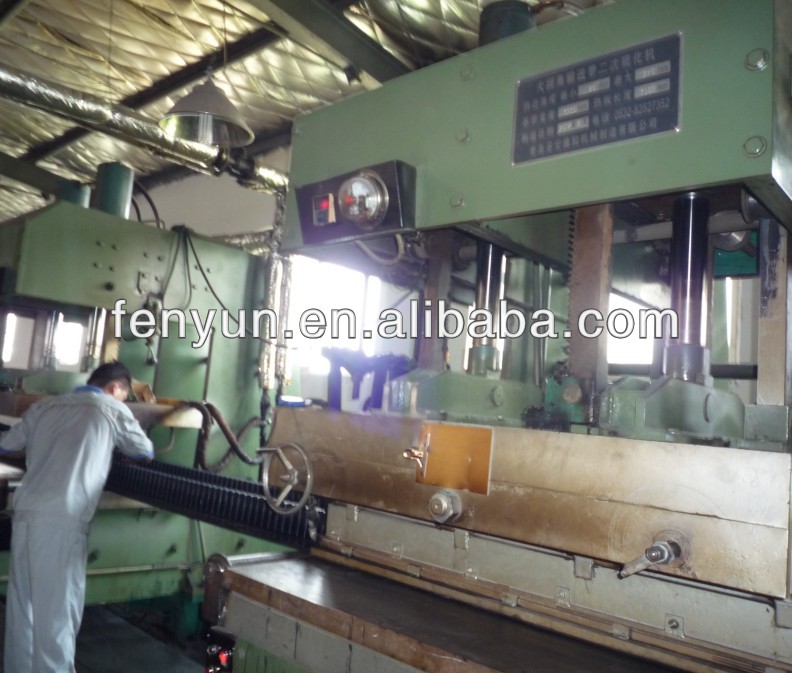 corrugated rubber sidewall conveyer belt vulcanizingmachine