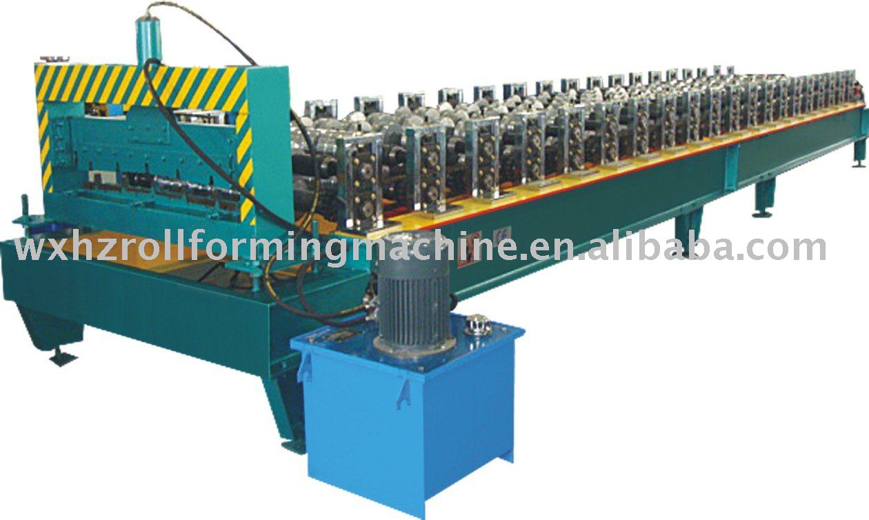 Corrugated sheet roll forming machine