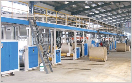 Corrugated sheets production line machine