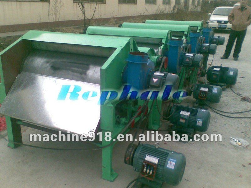 cotton fibre and waste cloth recycling machine