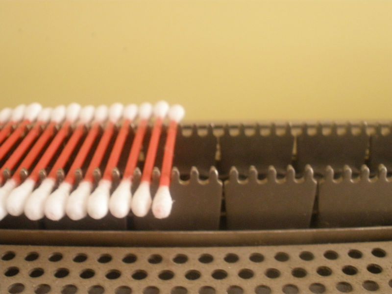 cotton swab machine