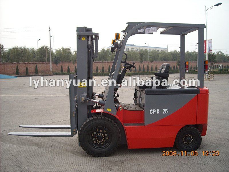 Counter-balanced mini 2.5 ton electric forklift for sale