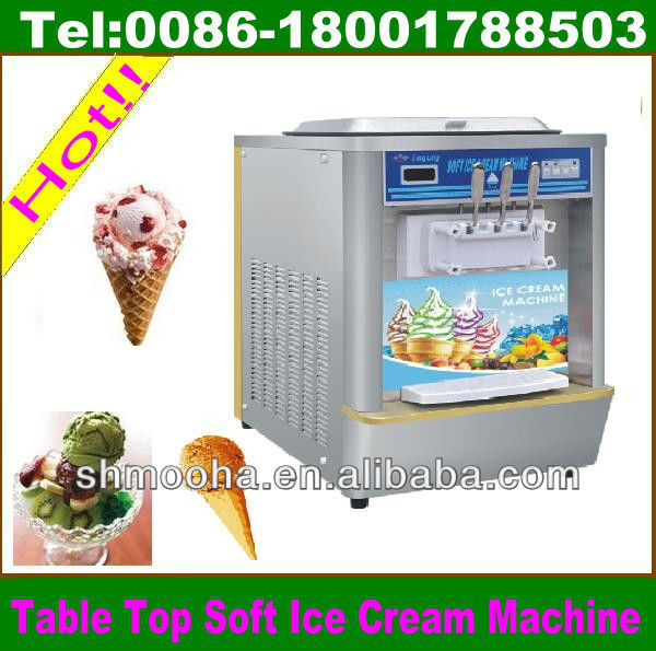 Counter Top/Desktop Soft Serve Ice Cream Machine For Sale (CE ,MANUFACTURER LOW PRICE)