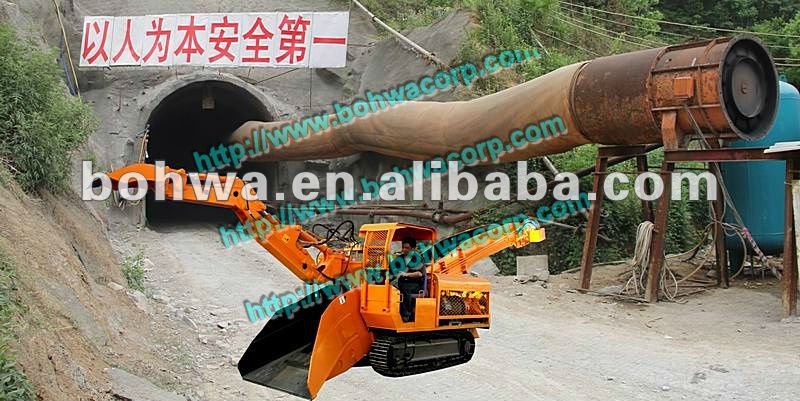 Crawler Haggloader capacity 80 CBM per hour for underground mining