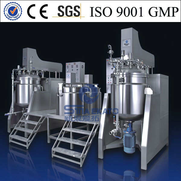 Cream vacuum emulsifying mixer