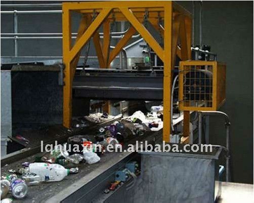 Cross-Belt Conveyor Magnetic separator for plastic recycling