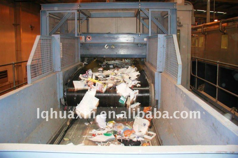 Cross-Belt Conveyor metal separation in recycling