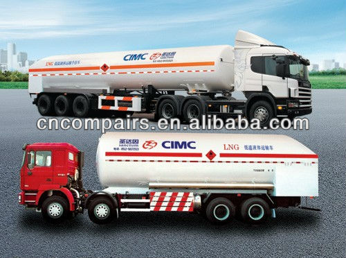 Cryogenic Liquid Lorry Tanker-LNG Cryogenic Liquid Lorry Tanker With Pump