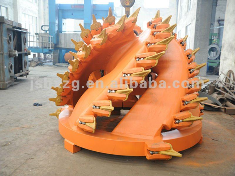 CSD dredging cutter heads