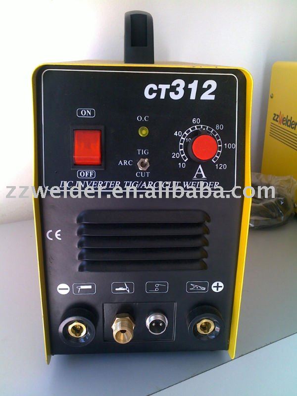 CT312 3 in 1 plasma cutter has three function TIG,MMA and CUT