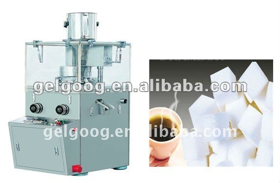 Cube sugar forming machine