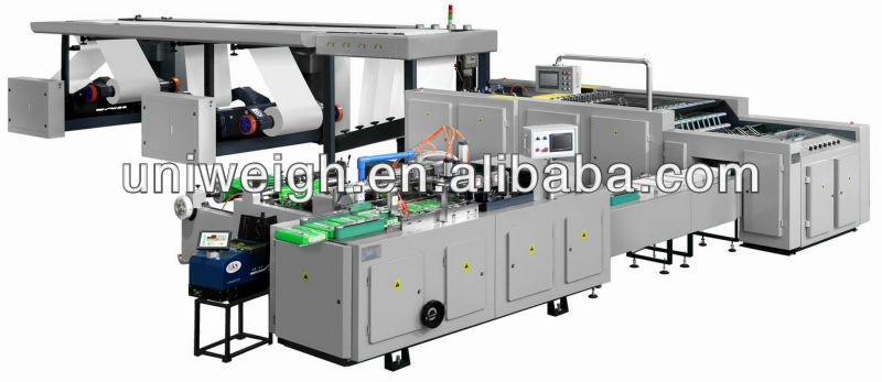 culture paper cutting and packing machine line