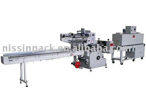 cup and bowl noodles shrink wrapping machine