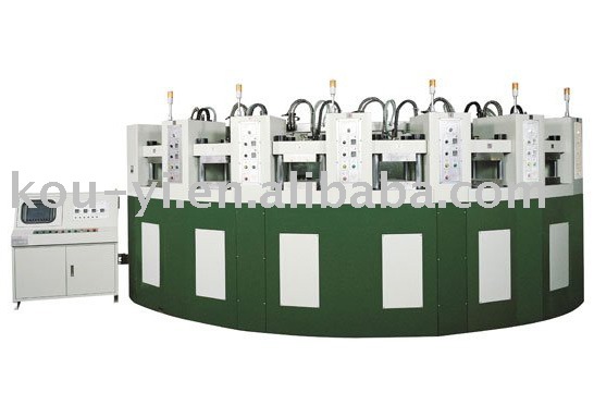 Curved Automatic Eva Foaming Injection Moulding Machine,EVA shoes injection machine