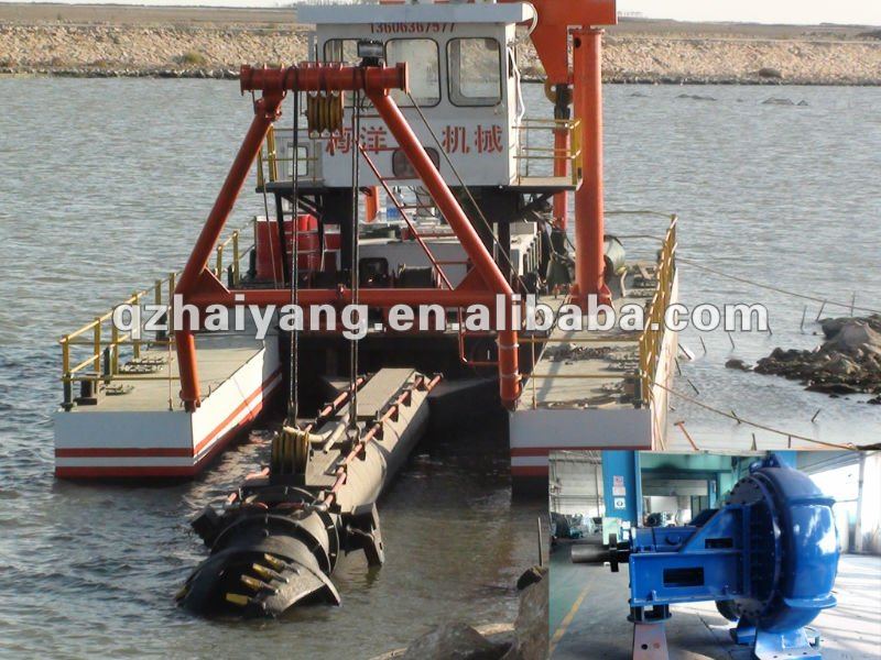 cutter head suction river sand dredger