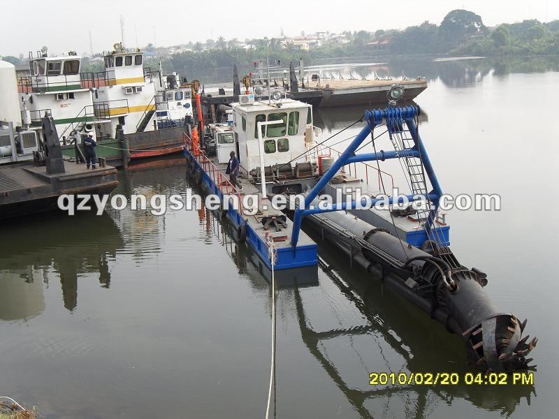 cutter suction dredging barge