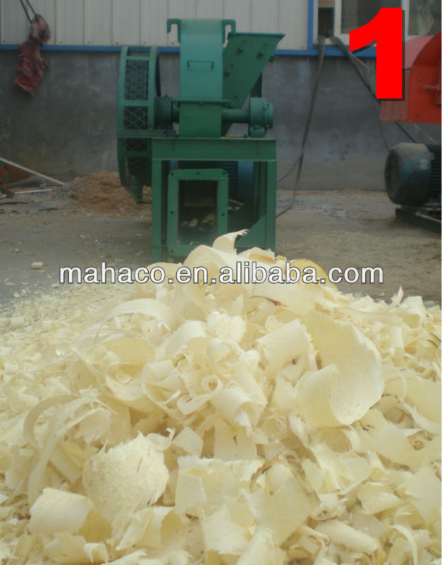 Cutting diameter 2-5mm Wood shaving machine for chicken bed / horse bedding / animal bed