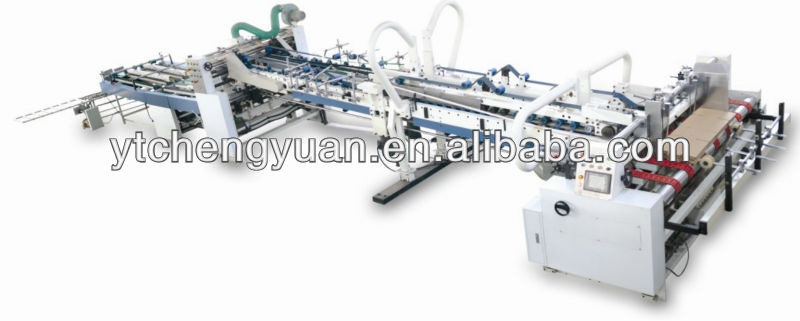 cy 2200 automatic box folder gluer machine