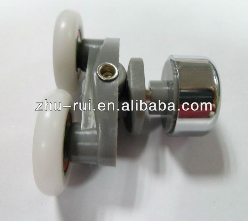 Cylindrical glass door hinge (stainless steel)