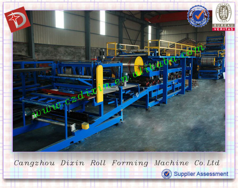 CZDIXIN Multifunctional color steel insulated sandwich sandwich panel production line