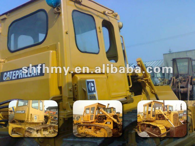 D6D Hydraulic crawler bulldozer,used bulldozer