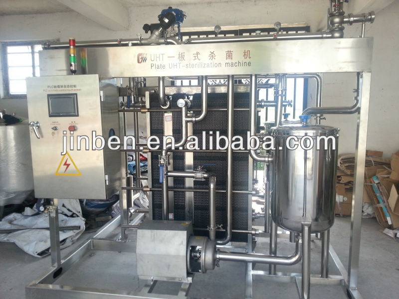 Dairy milk pasteurization equipment